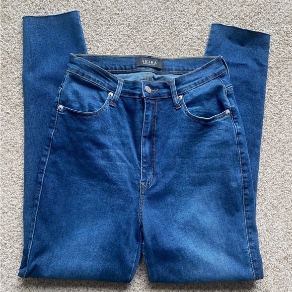 AKIRA High Waist Slim Fit Denim SZ 15 - Picture 1 of 8